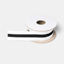 Search for black and white ribbon Satin