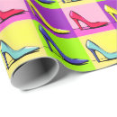 Search for high heel shoe paper wrapping paper Glam