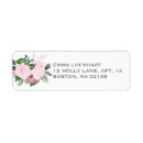Search for peony wedding return address labels Modern