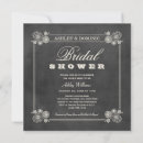 Search for chalkboard bridal shower invitations Floral