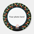 Search for round frame magnets Flowers
