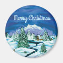 Search for christmas tree magnets Winter wonderland