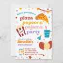 Search for pizza and pajamas party invitations Movie