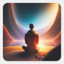 Search for buddha square stickers Meditation