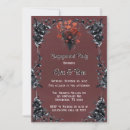 Search for gothic engagement party invitations Roses