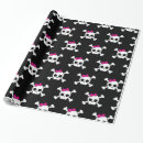 Search for emo wrapping paper Crossbones