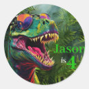 Search for cool dinosaur stickers Cartoon