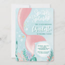 Search for pastel mermaid tail invitations Girl