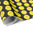 Search for happy face wrapping paper Yellow
