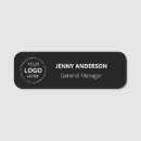 Search for round name tags Job tittle
