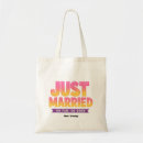Search for funny bride tote bags Newlywed