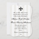 Search for fleur de lis wedding invitations Sophisticated