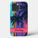Search for tropical sunset iphone cases Blue