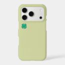 Search for irish green iphone cases Four leaf clover