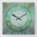 Search for bohemian style clocks Mandala