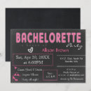 Search for pink lingerie shower invitations Chalkboard