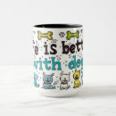 Search for cute dog illustration mugs Humour