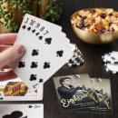Search for party favors playing cards Black