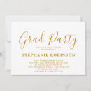 Search for gold graduation invitations Typography