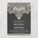 Search for leather and lace invitations Rustic