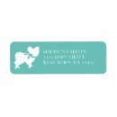 Search for papillon return address labels Cute