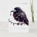 Search for raven christmas cards Cute