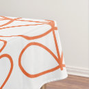 Search for burnt orange tablecloths Retro