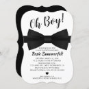 Search for bow tie baby shower invitations Modern