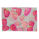Search for strawberry pillowcases Watercolor
