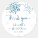 Search for snowflake bridal shower stickers Script