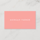 Search for peach business cards Feminine