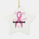 Search for pink ribbon survivor christmas tree decorations Hope