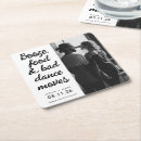 Search for funny wedding coasters Typography