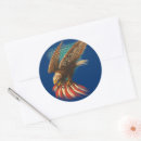 Search for vintage eagle stickers Flag