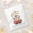 Search for santa claus favour bags Red