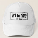 Search for 21st birthday party hats Twenty one