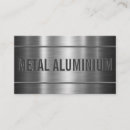 Search for aluminum business cards Industrial