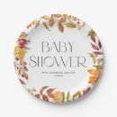 Search for fall baby shower plates Autumn