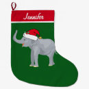 Search for elephant christmas stockings Red