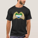 Search for sierra tshirts Sierra leone flag