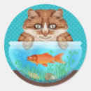 Search for hungry cat stickers Funny