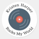 Search for lp record stickers Old school