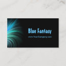 Search for fans business cards Blue