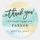 Search for sea wedding stickers Watercolor