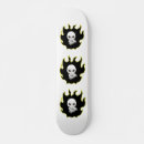 Search for flaming skull skateboards Flame