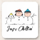 Search for peanuts coasters Snowman