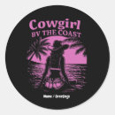 Search for western style stickers Cowgirl