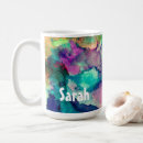 Search for paint splattered mugs Watercolor