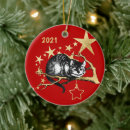 Search for vintage cat christmas tree decorations Retro