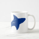 Search for shark silhouette mugs Blue